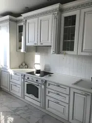 Kitchens white patina design