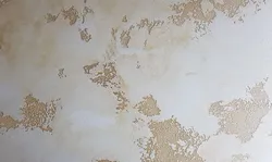 Әлем картасы қонақ бөлмесінің интерьеріндегі сәндік сылақтың фотосуреті