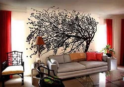 DIY living room wall design