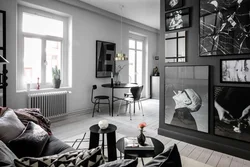 Black And Gray Living Room Design