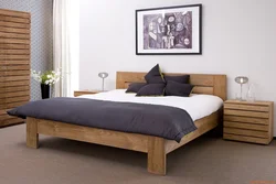 Дизайн Спальни Кровать Из Дерева