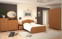 Combination Of Furniture Colors In The Bedroom Interior