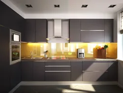 Kitchen in minimalist style real photos