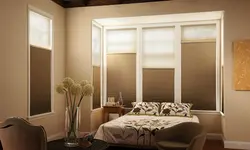 Design of blinds for bedroom windows photo