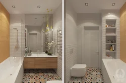 Small bathroom interior 2023
