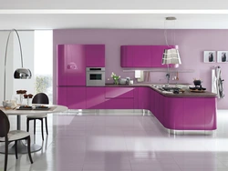 Kitchen Color Lilac In The Interior