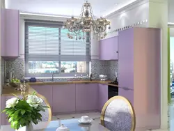 Kitchen Color Lilac In The Interior