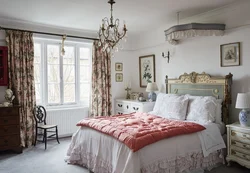 Vintage in the bedroom interior