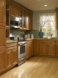 Oak Color In The Kitchen Interior Photo
