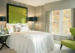 Bedroom Design In Olive Tones Photo