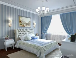 Спальня В Бежево Голубых Тонах Фото