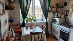 Soviet kitchen interior photo
