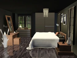 Bedroom interior in sims