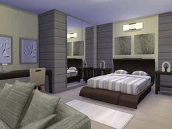 Bedroom interior in sims