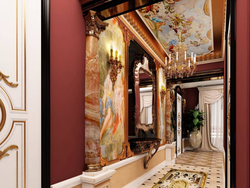 Hallway in baroque style photo