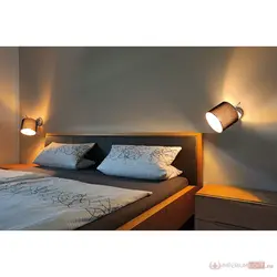 Yataq otağı dizaynı üçün divar lampaları
