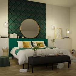 Bedroom Design With Emerald Bed