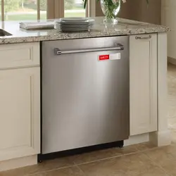 Freestanding Dishwasher Photo In The Kitchen Interior