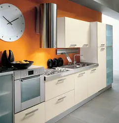 Kitchens with cylindrical hood photo