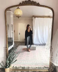 Floor Mirror In The Bedroom Photo