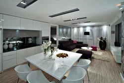 Kitchen living room design modern