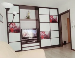 Cabinet Design For Living Room With TV Photo