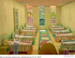 Photo of a kindergarten bedroom