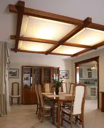 Photo of a kitchen with beams on the ceiling photo
