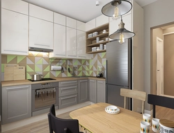 Kitchens In A Two-Room Apartment Of A Panel House Photo Design