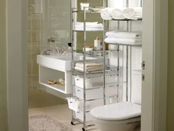 Storage System In The Bathroom Photo