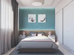 Bedroom design 10m2 with balcony