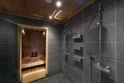 Sauna bilan hammom dizayni