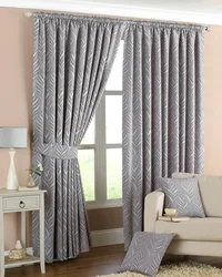 Gray bedroom curtains photo design