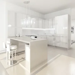 Белыя кухні ў сучасным стылі фота 2023