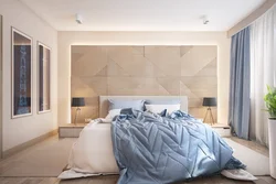 Дизайн спальни стена изголовья
