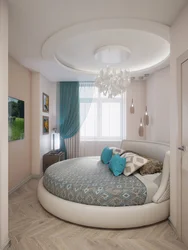 Круглая Кровать В Интерьере Спальни Фото