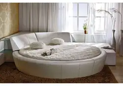 Круглая Кровать В Интерьере Спальни Фото