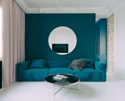 Sea ​​Green Living Room Photo