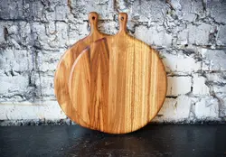 Cutting boards in the kitchen photo