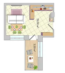 Kitchen living room layout design