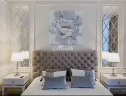 Bedroom interior with panels