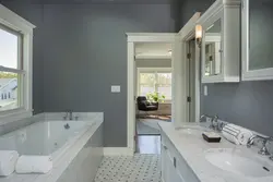 Bathroom In Olive Color Design