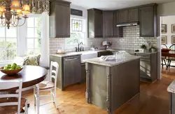 Small kitchen design with island