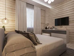Bedroom Interior Made Of Laminated Timber