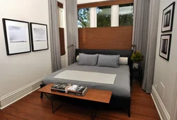 How to place a bed in the bedroom photo