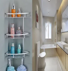 Bath Corner Shelves Interior