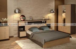 Bedroom Interior With Wenge Bed