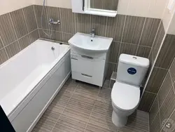 Ванна Туалет Пад Ключ Дызайн