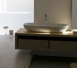 Lavabo ilə vanna otağı dizaynı