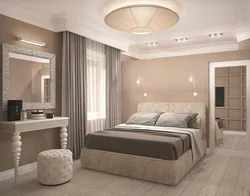 Bedroom Design In Milky Color